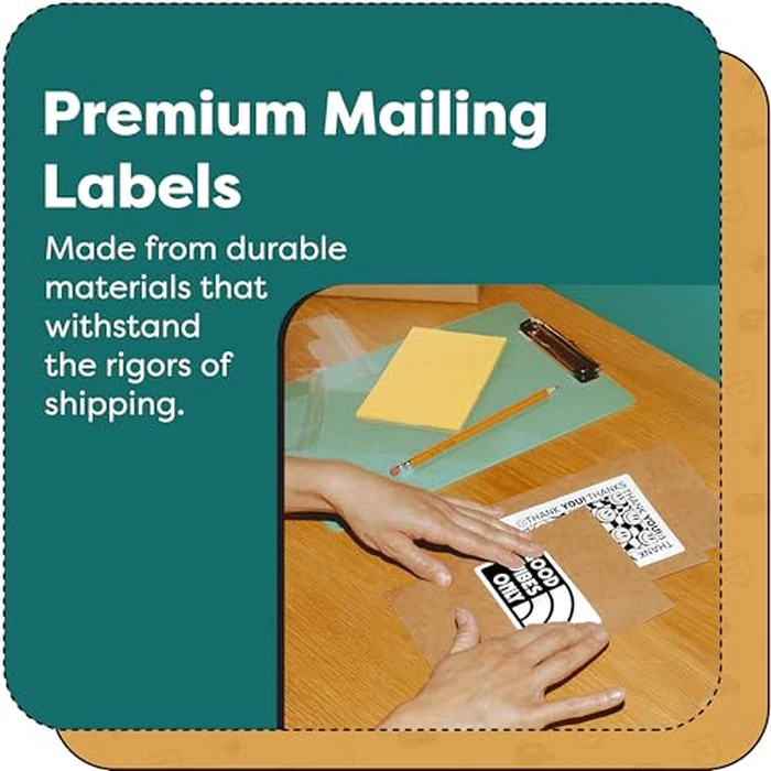 Aegis Adhesives - 1" X 1-1/2" Replacement for DYMO 30347 (12 Rolls/9000 Labels) Direct Thermal Library Book Spine Labels - Compatible with LabelWriter 450, 450 Turbo, 4XL Printers (NOT 550, 5XL) by Aegis Adhesives - Image 6