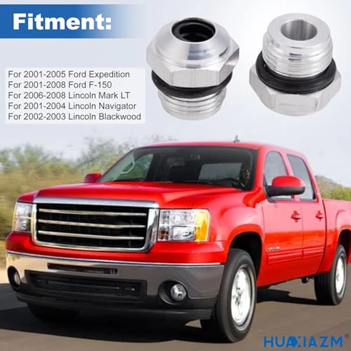 Transmission Cooler Oil Tube Connector YL3Z7D273AA Compatible with Ford Expedition 2001-2005, for Ford F-150 2001-2008, for Lincoln Mark LT 2006-2008, for Lincoln Navigator 2001-2004 by HuaxiaZM - Image 2