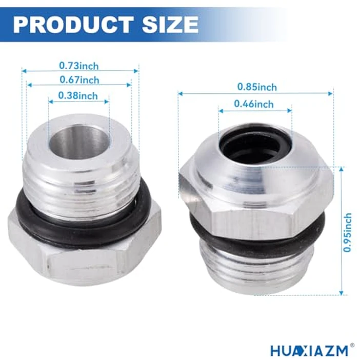 Transmission Cooler Oil Tube Connector YL3Z7D273AA Compatible with Ford Expedition 2001-2005, for Ford F-150 2001-2008, for Lincoln Mark LT 2006-2008, for Lincoln Navigator 2001-2004 by HuaxiaZM - Image 3