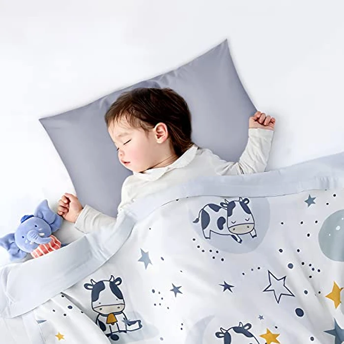 Fittia Cotton Toddler Pillowcase with Envelope Closure, Soft and Breathable Travel Pillow Case Cover Pack of 2, 14x20 Inches Small Pillow Case by Fittia - Image 5