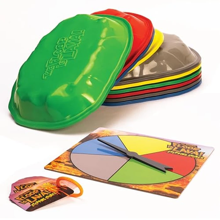 Endless Games The Floor is Lava Stepping Stones Game | Promotes Physical Activity Coordination and Balance | Perfect for Indoor Outdoor Play | Includes 10 Alexa Songs | 2+ Players, Ages 3+ by Goliath - Image 7