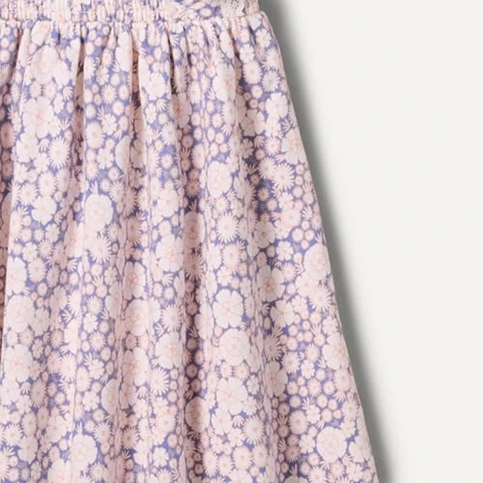 Amazon Essentials Baby_Girls Embroidered Knit Dress, Blue Ivory Delicate Floral, 6-9 Months by Amazon Essentials - Image 4