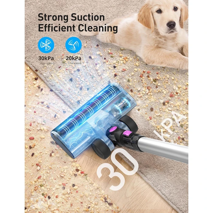 HawKam CA007 7-in-1 Rechargeable Cordless Stick Vacuum Cleaner - Purple by HawKam - Image 2