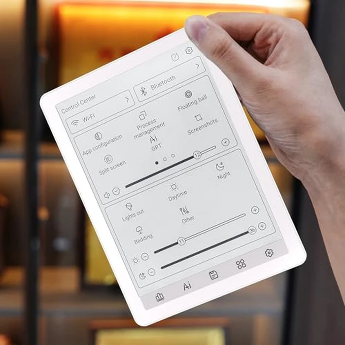 Bigme B6 Color Ebook Reader, 6 Inch e-Paper Tablet, 4GB+64GB Storage, Android 14,White (White) by Bigme - Image 2