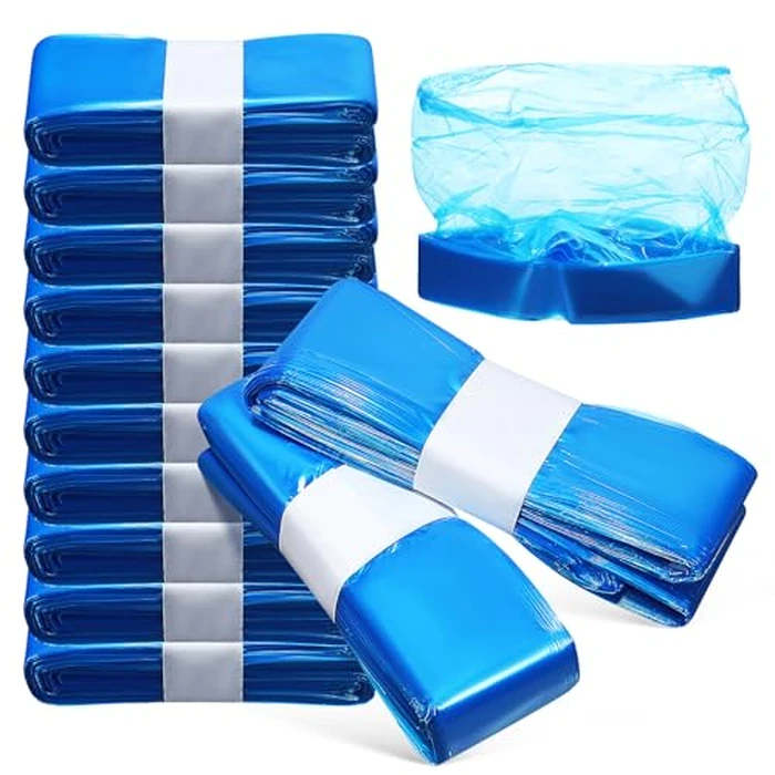 Ciieeo 12 Pack Diaper Pail Refills Bags, Blue Diaper Disposal Garbage Bags Compatible with Major Pails, Multi-layer Thickened PE for Baby and Infant Pet Home Nursery Supply, 4.5m per Roll by Ciieeo - Used - Like New condition