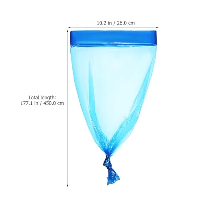 Ciieeo 12 Pack Diaper Pail Refills Bags, Blue Diaper Disposal Garbage Bags Compatible with Major Pails, Multi-layer Thickened PE for Baby and Infant Pet Home Nursery Supply, 4.5m per Roll by Ciieeo - Image 2