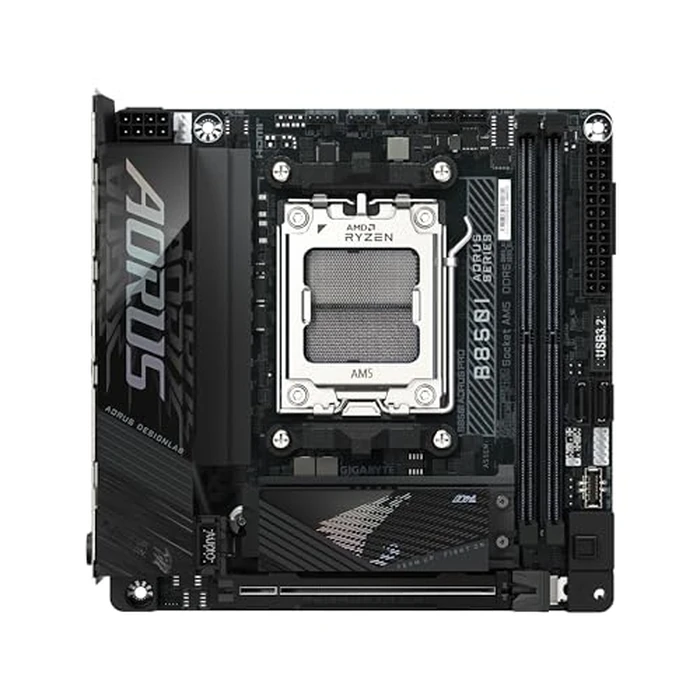 GIGABYTE B850I AORUS PRO AMD AM5 LGA 1718 Motherboard, Mini-ITX, DDR5, 2X M.2, PCIe 5.0, USB-C, WIFI7, 2.5GbE LAN, EZ-Latch, 5-Year Warranty by GIGABYTE - Image 3