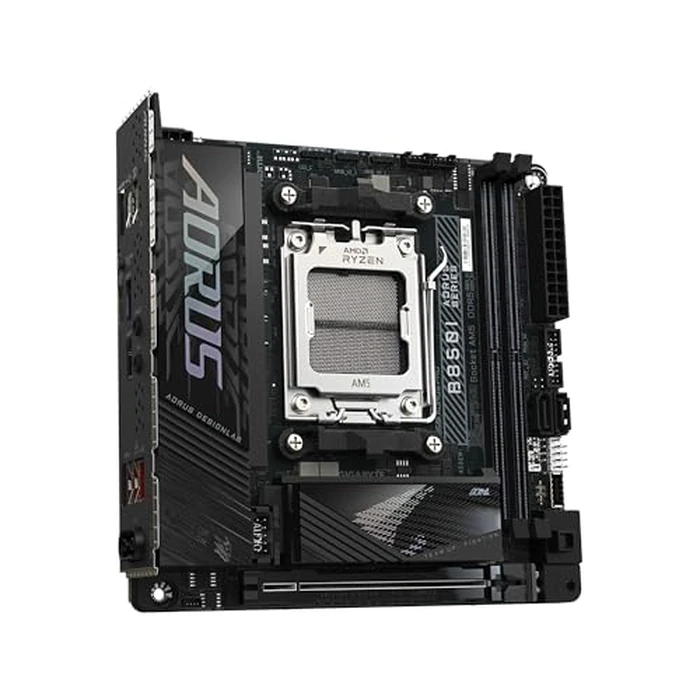 GIGABYTE B850I AORUS PRO AMD AM5 LGA 1718 Motherboard, Mini-ITX, DDR5, 2X M.2, PCIe 5.0, USB-C, WIFI7, 2.5GbE LAN, EZ-Latch, 5-Year Warranty by GIGABYTE - Image 4