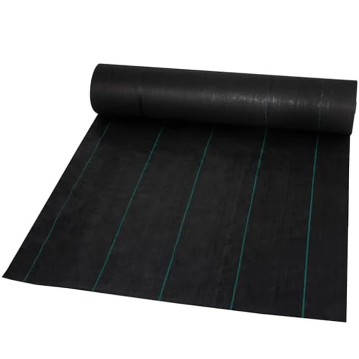 VEVOR Garden Weed Barrier Fabric, 5.8 OZ Heavy Duty Landscape Fabric, 4ft x 100ft Weed Block Control for Garden Ground Cover, Woven Geotextile Fabric for Landscaping, Gardening, Underlayment, Black by VEVOR - Image 9