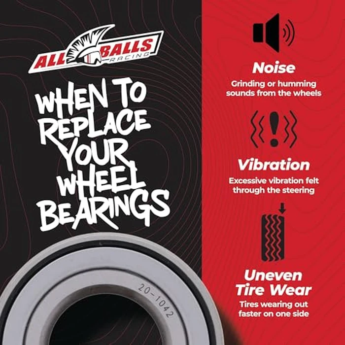 All Balls Racing Wheel Bearing Kit 25-1536 Compatible With/Replacement For Kawasaki KVF650 I Brute Force 2006-13, KVF750 Brute Force 2005-2021, KVF750 Brute Force EPS 2012-2023, Mule 2510 Diesel 2002 by All Balls - Image 3