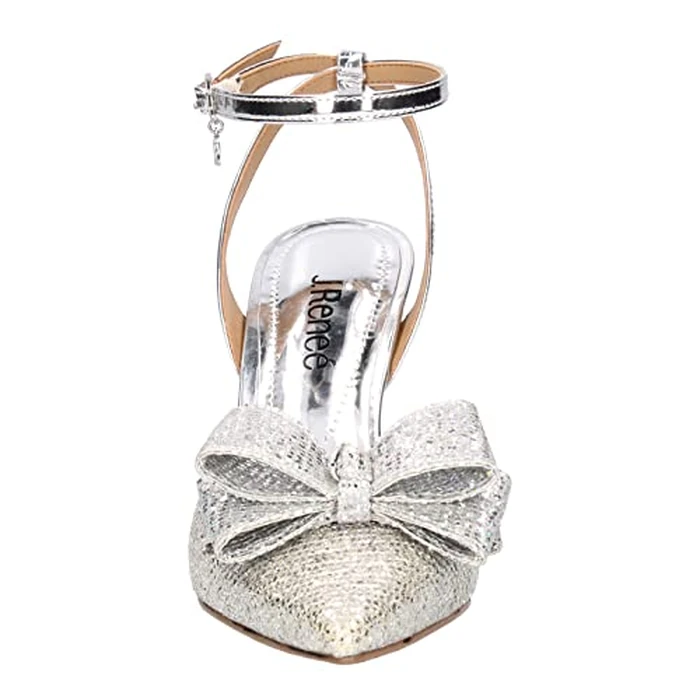 J. Renee Women's Shanaya Silver 8.5 Wide by J.Reneé - Image 2