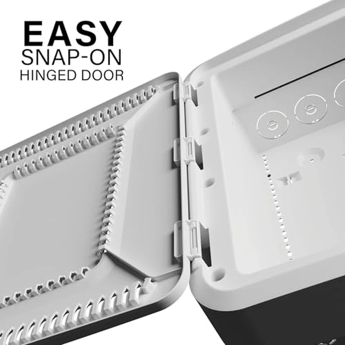 15-Inch Plastic Enclosure with Deep Trim-Ring and Hinged Door by On-Q - Image 7