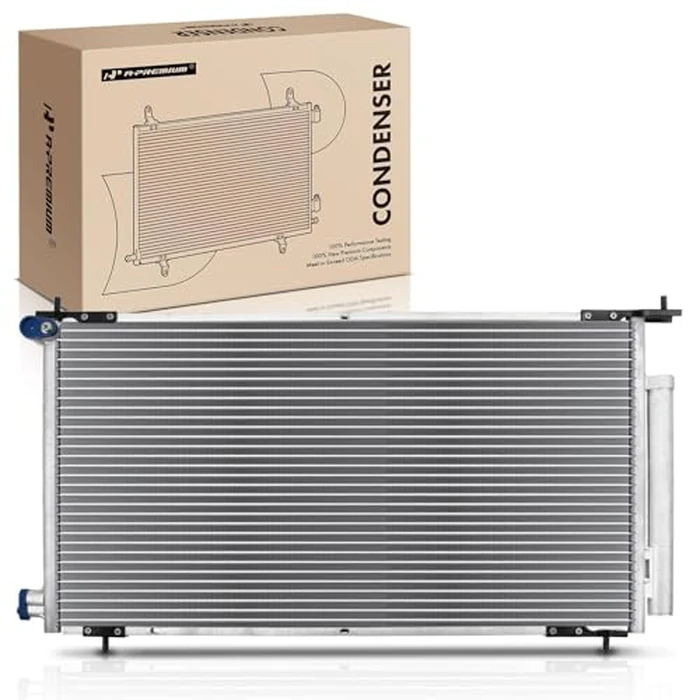 A-Premium Air Conditioning A/C Condenser Compatible with Honda CR-V 2002-2006, Element 2003-2011, L4 2.4L, Replace# 3112, 80110S9A013 by A-Premium - Used - Very Good condition