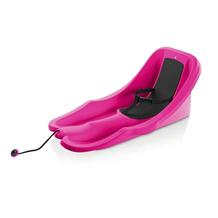 Gizmo Riders Baby Rider Toddler Sled Baby Sled Snow Sled for Kids Pull Snow Sleigh for Babies and Infants, Kids Sled with Tow Strap and 3-Point Safety Harness, Plastic Sleds Holds 55 lbs, 6 Months + by Gizmo Riders - Used - Good condition - CA$61.35