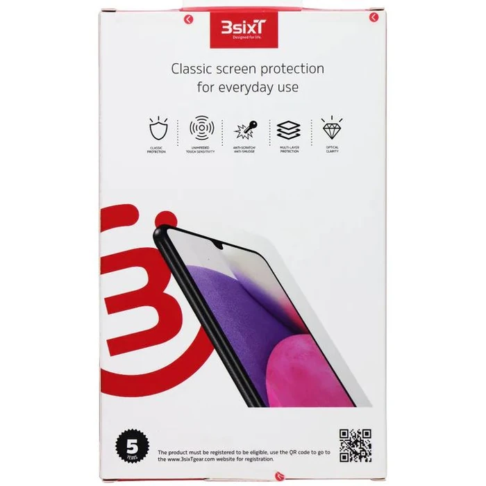3sixT PrismShield Glass Screen Protector for Samsung Galaxy A33 5G - Clear by 3sixT - Image 3