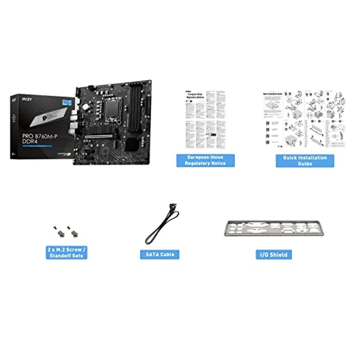 MSI PRO B760M-P DDR4 (Supports 12th/13th Gen Intel Processors, LGA 1700, DDR4, PCIe 4.0, M.2, 1Gbps LAN, USB 3.2 Gen2, mATX) by MSI - Image 7