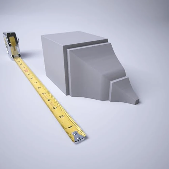 3 5/8"W x 3 5/8"P x 7 1/2"H Americraft Solid Paint Grade Wood Inside Crown Moulding Block for Profiles up to 4"H x 3 5/8"P, Primed Pine by Ekena Millwork - Image 6