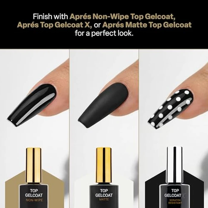 APRÉS Base Gelcoat X 15ml | HEMA & TPO-Free Rubber Base Scratch Resistant Gel Nail Polish Soak Off Base Coat by APRÉS - Image 5