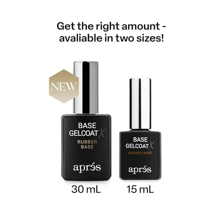 APRÉS Base Gelcoat X 15ml | HEMA & TPO-Free Rubber Base Scratch Resistant Gel Nail Polish Soak Off Base Coat by APRÉS - Image 6