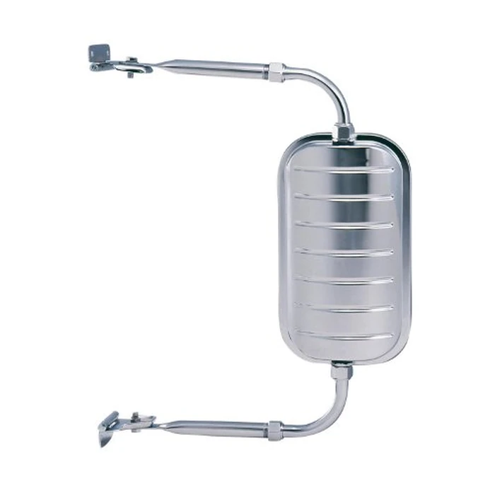 K Source Universal Replacement Mirror Head - Driver & Passenger Side, 6" x 11" Glass, Jr. West-Coast Style, Chrome Finish, Easy Install, For Trucks & Vans by Fit System - Used - Like New condition