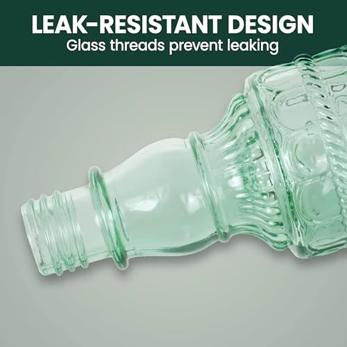 Perky-Pet 8108-2 Green Antique Bottle 10 oz. Glass Hummingbird Feeder by Perky-Pet - Image 8