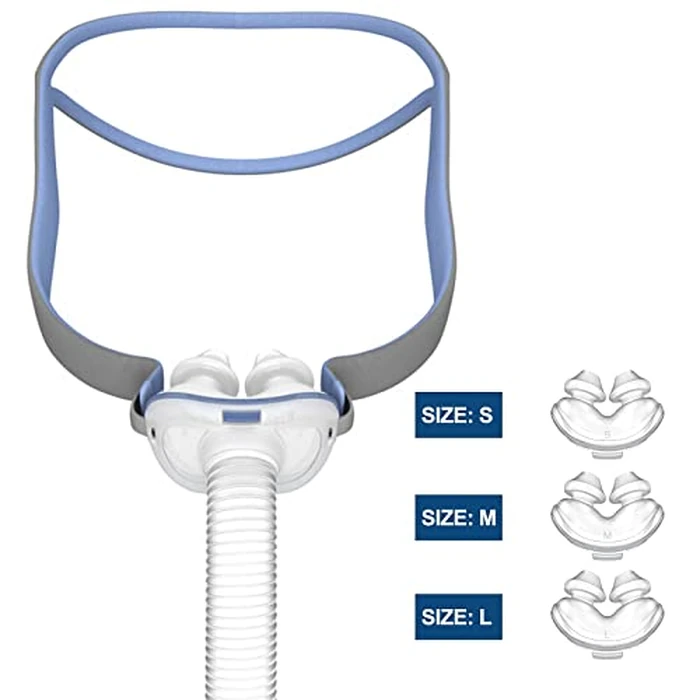 Gbbazu Nasal Pillow Tube Frame, Reuse Tube Frame Nasal Pillow Fit for AirFit P10, Headgear Strap Accessory Includes Headgear, Frame, Tube,3 x Nasal Pillow by Gbbazu - Image 8