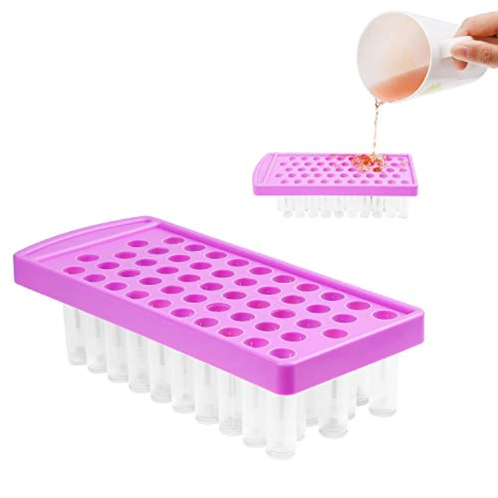Lip Balm Crafting Kit - Easy Lip Balm Filling Tray and Spatula - BPA Free - 50 Empty Lip Balm Tubes with Caps (Transparent) - 3/16 Oz (5.5 ml) - 50 Writeable and 50 Printed Stickers by Kare & Kind - Image 3