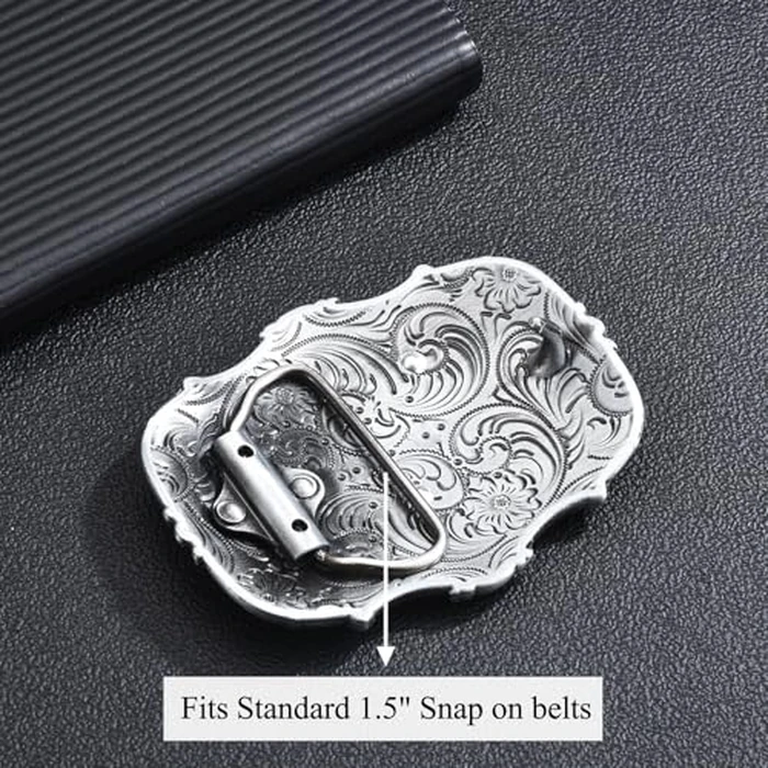 MUSVIKY Western Belt Buckle Initial Letters Cowboy Rodeo N Belt Buckle for Men Women Cowboy Cowgirl by MUSVIKY - Image 7