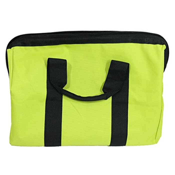 Ryobi Green Wide Mouth Collapsible Genuine OEM Contractor’s Bag w/ Full Top Single Zipper Action and Cross X Stitching by RYOBI - Image 3