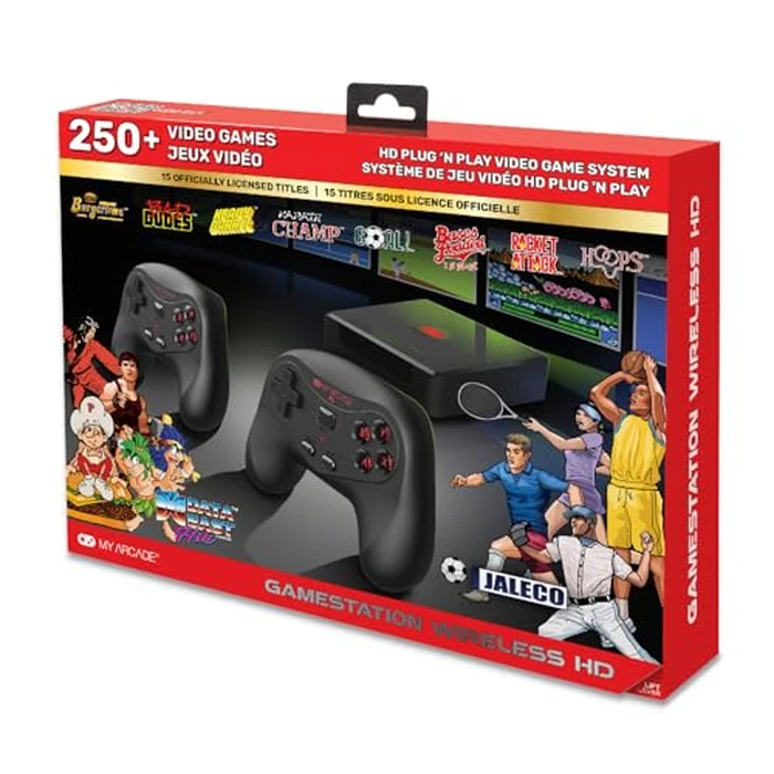 My Arcade GameStation Wireless HD: Data East Video Game Console with Over 250 Games, DGUNL-4144, Plug and Play by My Arcade - Used - Very Good condition - US$17.89