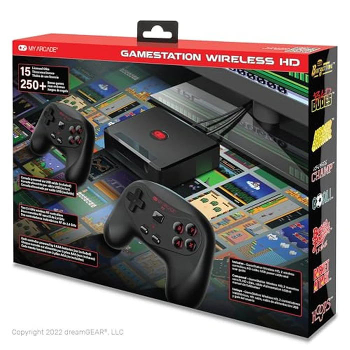 My Arcade GameStation Wireless HD: Data East Video Game Console with Over 250 Games, DGUNL-4144, Plug and Play by My Arcade - Image 8