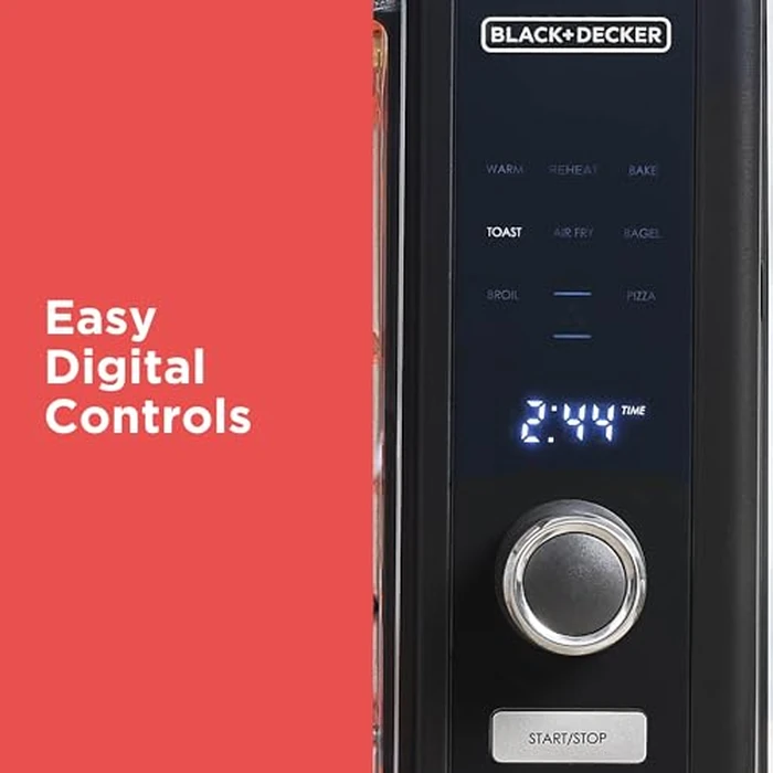 BLACK+DECKER Crisp 'N Bake(TM) 6-Slice Digital Air Fry Toaster Oven by BLACK+DECKER - Image 2