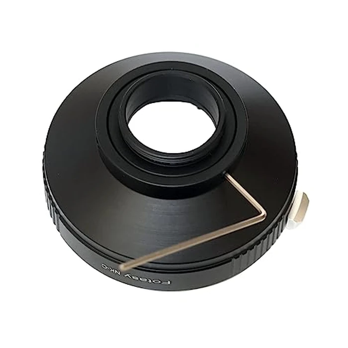 Fotasy 16mm Prime Black C Mount & Nikon F Lens Adapter, Manual Focus, No Electrical Contacts, Compatible with CCTV, Microscope Cameras & Cine Movie Making System by Fotasy - Image 3
