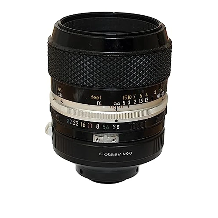 Fotasy 16mm Prime Black C Mount & Nikon F Lens Adapter, Manual Focus, No Electrical Contacts, Compatible with CCTV, Microscope Cameras & Cine Movie Making System by Fotasy - Image 4