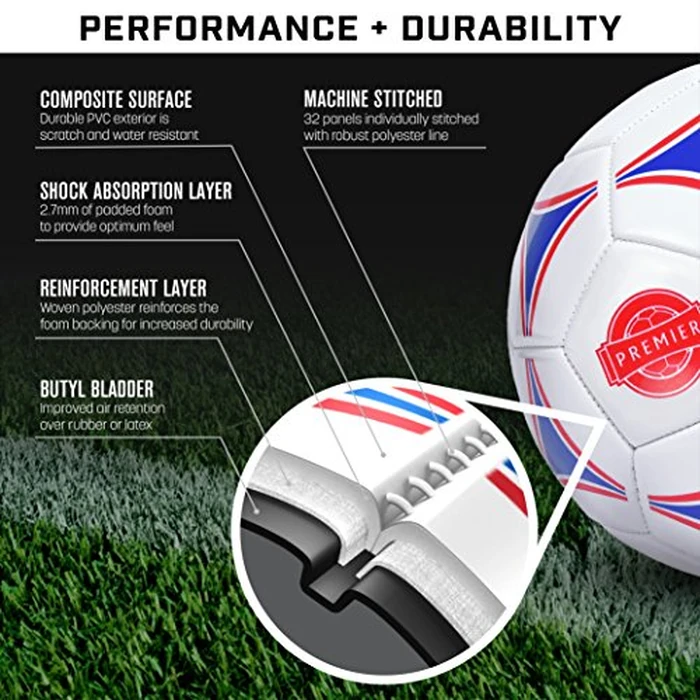 GoSports Premier Soccer Ball with Premium Pump, Size 3 by GoSports - Image 5