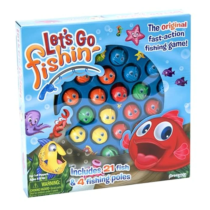 Let's Go Fishin' Game by Pressman - The Original Fast-Action Fishing Game!, 1-4 players by Pressman - Image 5