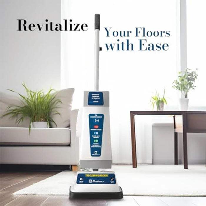 Koblenz Shampooer and Polisher Cleaning Machine, Floor Cleaner with 1100-rpm Motor, 5' Power Cord, 120-oz Tank, 2-Speed Settings, Scrubbing Brushes, Lambswool Pads, and Polishing Pads, P-820 B by Koblenz - Image 2