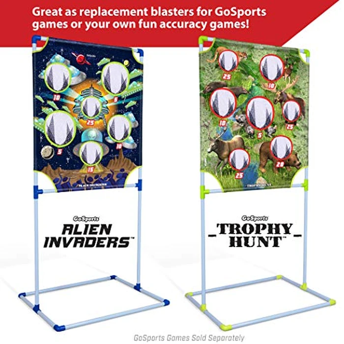 GoSports Official Foam Fire Blasters 2 Pack Toy Blasters & Replacement Bullet Balls - Fun for Accuracy Games Foam Fire Shooting Games by GoSports - Image 7