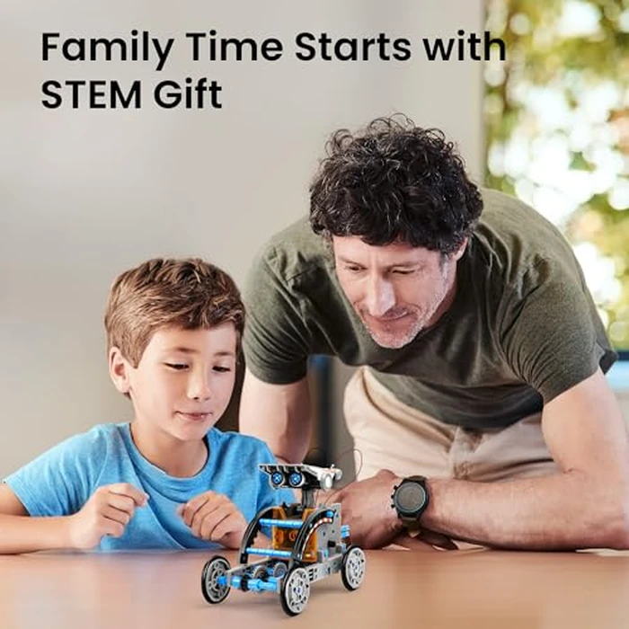 Sillbird 12-in-1 Solar Robot Building Kit STEM Gift for Boys Aged 8-13, DIY Science Educational Robotic Toys for Kids Teens Birthday, Powered by the Sun with 190 Pieces by Sillbird - Image 2