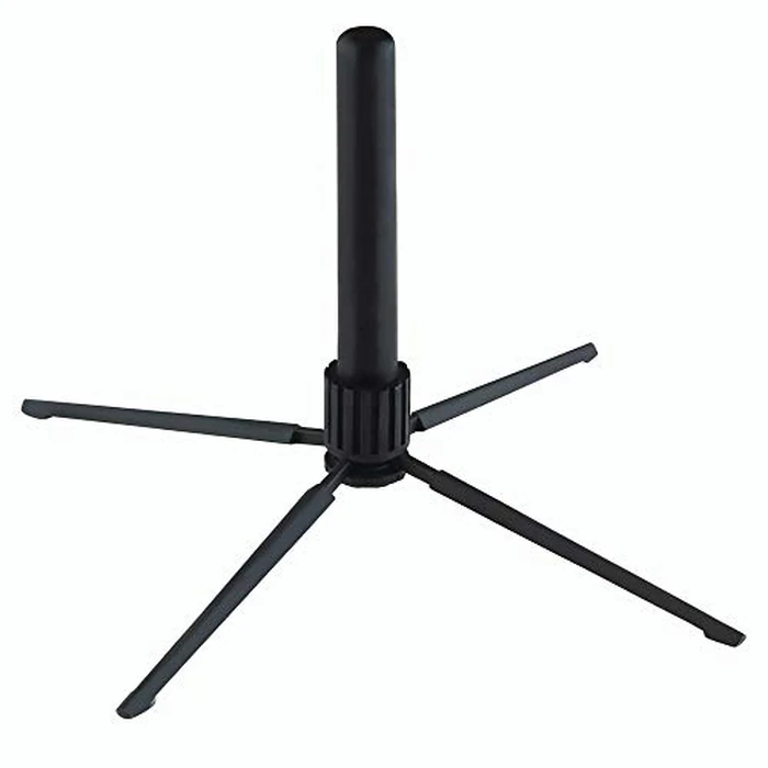 K&M - Konig & Meyer 15232.000.55 - Flute 4-Leg Stand - Professional Grade for all Musicians - Lightweight & Compact - Suitable for Bass, Bohm & Cross Flutes - Stable Secure Base - German Made - Black by K&M - Used - Like New condition
