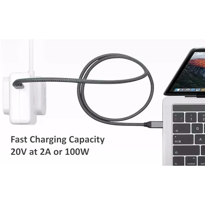 USB C to USB C High Speed Data Transfer, Video, Display, Monitor, Docking Station Cable for MacBook, Laptop, PC, HP, MNN, KYY, ARZOPA, InnoView, UPERFECT, c-Force, ReHisk, ViewSonic, VisionOwl & More by ienza - Image 3