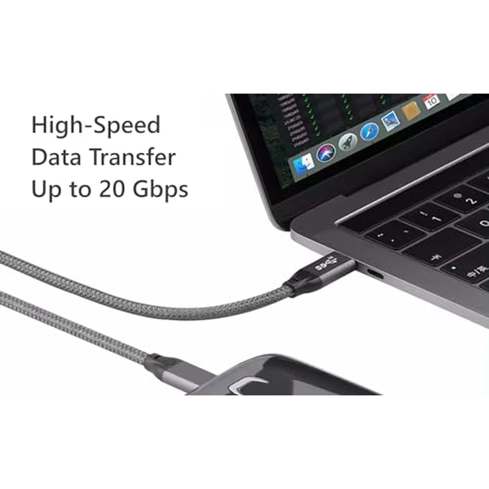 USB C to USB C High Speed Data Transfer, Video, Display, Monitor, Docking Station Cable for MacBook, Laptop, PC, HP, MNN, KYY, ARZOPA, InnoView, UPERFECT, c-Force, ReHisk, ViewSonic, VisionOwl & More by ienza - Image 4