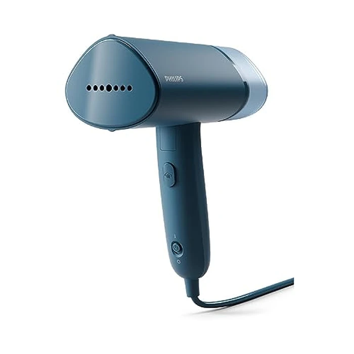 Philips 3000 Series Handheld Steamer - 1000W, 20 g/min Steam, Detachable 100ml Water Tank, Plastic Plate, Blue (STH3000/20) by Philips - Used - Acceptable condition - CA$35.39