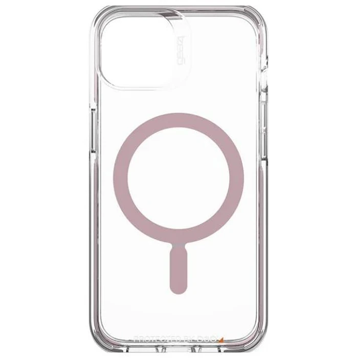 Zagg Gear4 Piccadilly Snap Phone Case for iPhone 13 Pro Max - Clear/Pink by Zagg - Image 1