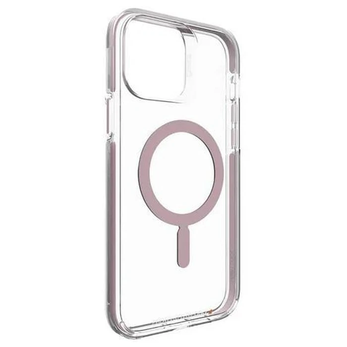 Zagg Gear4 Piccadilly Snap Phone Case for iPhone 13 Pro Max - Clear/Pink by Zagg - Image 2