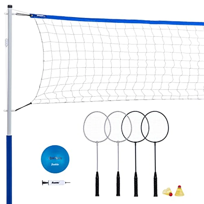 Franklin Sports Recreational Badminton and Volleyball Combo Set by Franklin Sports - Used - Very Good condition - US$21.99