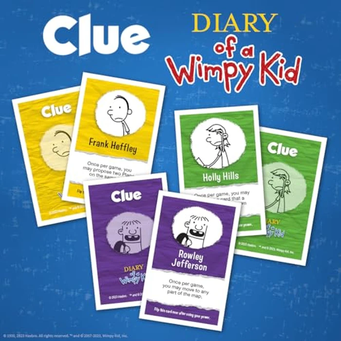 USAOPOLY CLUE: Diary of a Wimpy Kid | Solve The Mystery in This Officially-Licensed Collectible Clue Game Featuring Characters & Locations from The Popular Book Series Diary of a Wimpy Kid by USAOPOLY - Image 3