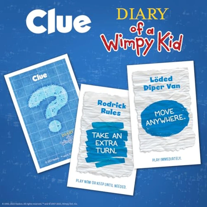 USAOPOLY CLUE: Diary of a Wimpy Kid | Solve The Mystery in This Officially-Licensed Collectible Clue Game Featuring Characters & Locations from The Popular Book Series Diary of a Wimpy Kid by USAOPOLY - Image 4