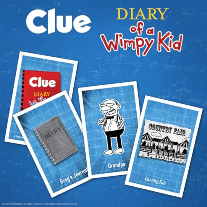 USAOPOLY CLUE: Diary of a Wimpy Kid | Solve The Mystery in This Officially-Licensed Collectible Clue Game Featuring Characters & Locations from The Popular Book Series Diary of a Wimpy Kid by USAOPOLY - Image 5