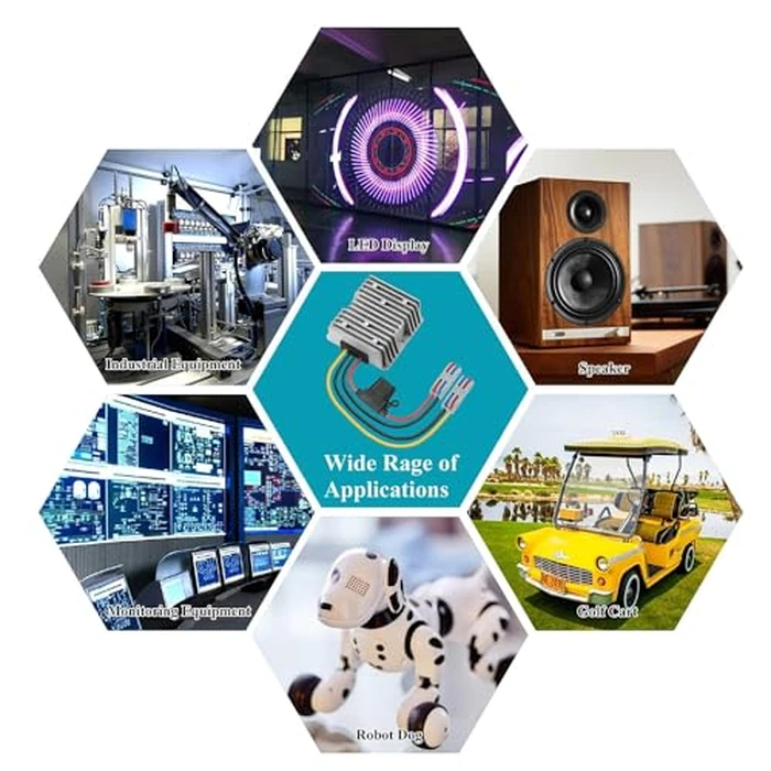 YABOANG DC/DC Buck Converter from 20-90V to 12V, 20A 240W MAX Power Transformer Waterproof Step Down Module for Automotive, LED Lights, Trucks by YABOANG - Image 8